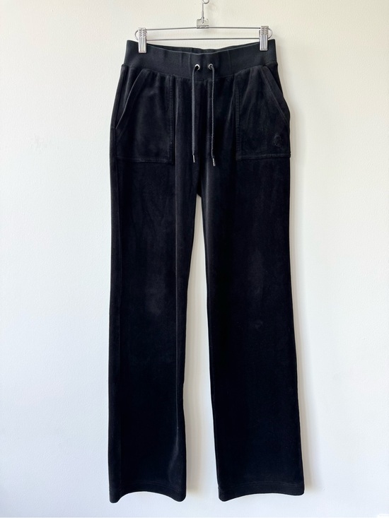 Juicy Couture Pants - Juicy Couture Black Drawstring Joggers with Front and Back Pockets - size S